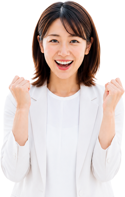 笑顔の候補者